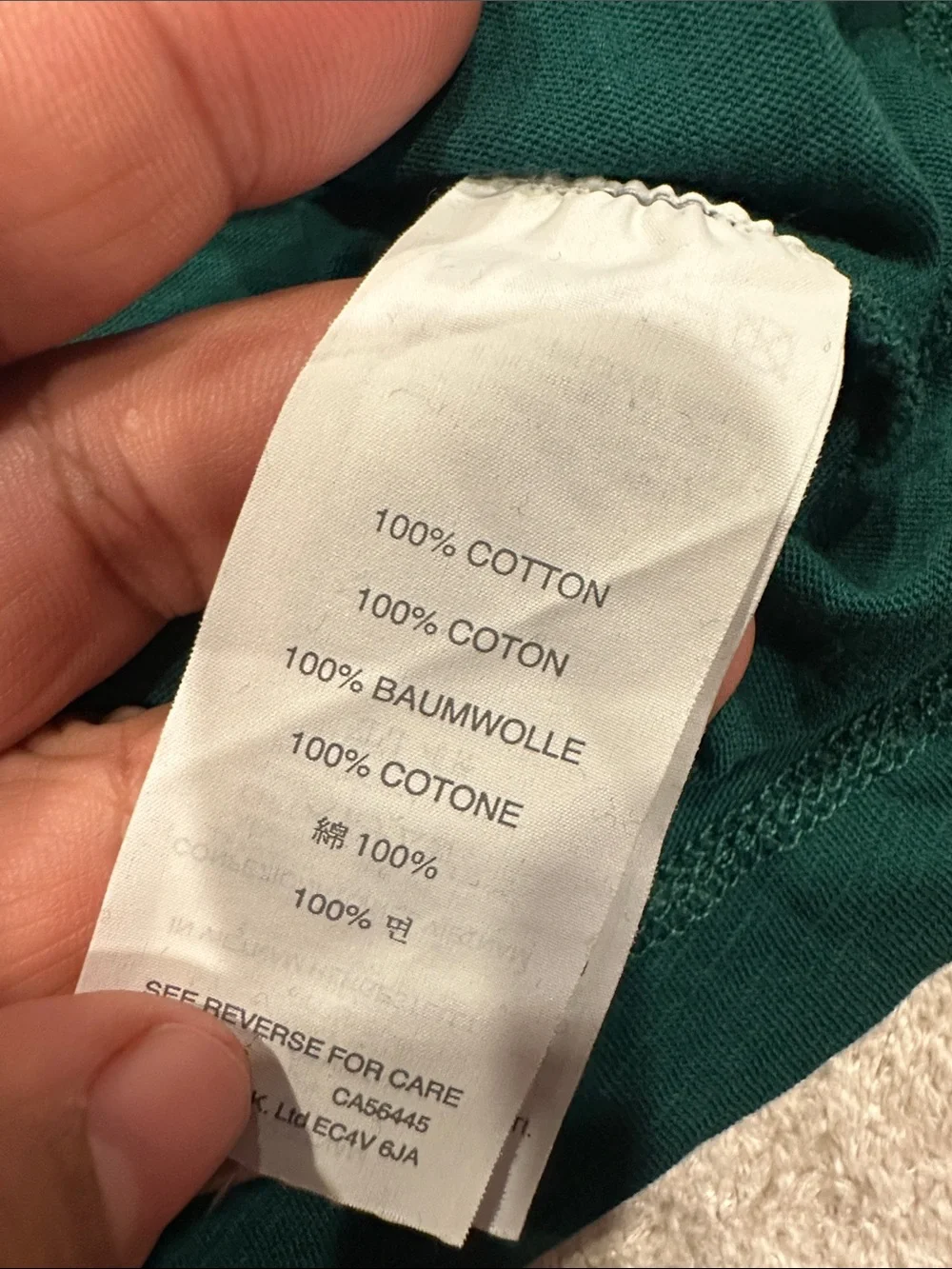 J. Crew Vintage Cotton Tee in Forest Green